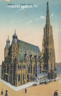 Stephansdom - Wien - alte historische Fotos Ansichten Bilder Aufnahmen Ansichtskarten 