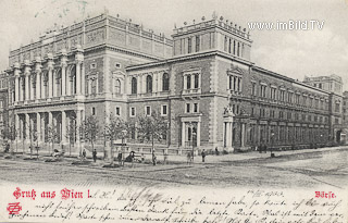 Börse - Wien - alte historische Fotos Ansichten Bilder Aufnahmen Ansichtskarten 