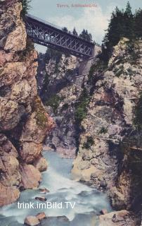 Coccau, Schlitzabrücke - Tarvisio - alte historische Fotos Ansichten Bilder Aufnahmen Ansichtskarten 