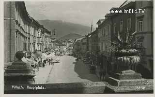 Villach - Hauptplatz - Kärnten - alte historische Fotos Ansichten Bilder Aufnahmen Ansichtskarten 