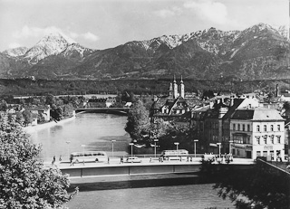 Villach Draubrücke - Villach - alte historische Fotos Ansichten Bilder Aufnahmen Ansichtskarten 