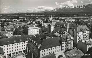 Villach Rathaus - Villach-Innere Stadt - alte historische Fotos Ansichten Bilder Aufnahmen Ansichtskarten 