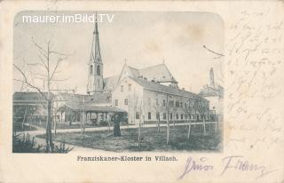 Franziskaner Kloster in Villach - Villach - alte historische Fotos Ansichten Bilder Aufnahmen Ansichtskarten 