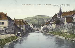 Wolfsberg - Partie an der Lavant - Oesterreich - alte historische Fotos Ansichten Bilder Aufnahmen Ansichtskarten 