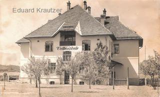 Maria Gail, Volksschule - Abstimmungsstraße - alte historische Fotos Ansichten Bilder Aufnahmen Ansichtskarten 