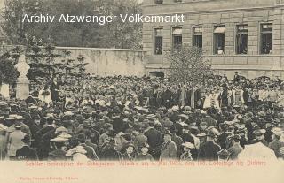 Villach, Schiller Gedenkfeier - Kärnten - alte historische Fotos Ansichten Bilder Aufnahmen Ansichtskarten 