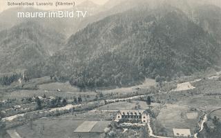 Schwefelbad Lussnitz - Udine - alte historische Fotos Ansichten Bilder Aufnahmen Ansichtskarten 