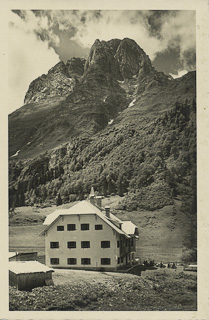 Plöckenhaus mit Cellon - Kötschach-Mauthen - alte historische Fotos Ansichten Bilder Aufnahmen Ansichtskarten 