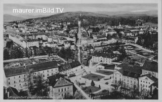 Blickrichtung Kreuzbergl - Villacher Vorstadt  (8. Bez) - alte historische Fotos Ansichten Bilder Aufnahmen Ansichtskarten 