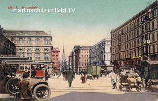 Wien, Kärntnerstraße mit Oper  - Wien - alte historische Fotos Ansichten Bilder Aufnahmen Ansichtskarten 