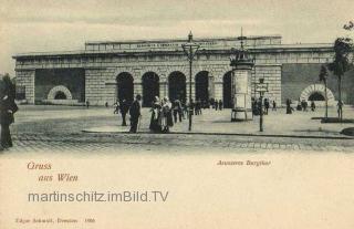 Wien, Aeusseres Burgtor - Wien - alte historische Fotos Ansichten Bilder Aufnahmen Ansichtskarten 