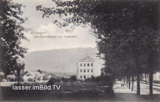 Volkschule Hermagor - Hermagor-Pressegger See - alte historische Fotos Ansichten Bilder Aufnahmen Ansichtskarten 