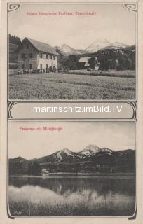 2 Bild Litho Karte  - Oberaichwald - Villach Land - alte historische Fotos Ansichten Bilder Aufnahmen Ansichtskarten 