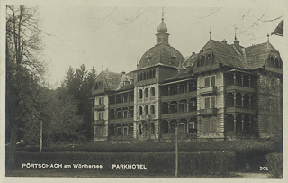 Parkhotel - Pörtschach am Wörther See - alte historische Fotos Ansichten Bilder Aufnahmen Ansichtskarten 