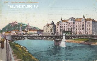 Graz - Radetzkybrücek - Graz,01.Bez.:Innere Stadt - alte historische Fotos Ansichten Bilder Aufnahmen Ansichtskarten 