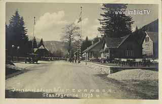 Jausenstation Wurzenpass - Arnoldstein - alte historische Fotos Ansichten Bilder Aufnahmen Ansichtskarten 