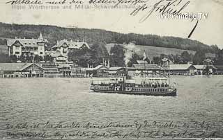 Hotel Wörthersee - Klagenfurt am Wörthersee - alte historische Fotos Ansichten Bilder Aufnahmen Ansichtskarten 