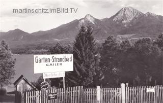 Drobollach, Garten-Strandbad Gailer - Kärnten - alte historische Fotos Ansichten Bilder Aufnahmen Ansichtskarten 