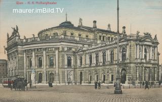 Hofburgtheater - Wien,Innere Stadt - alte historische Fotos Ansichten Bilder Aufnahmen Ansichtskarten 