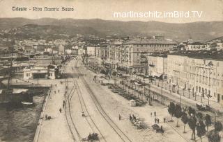 Triest, Riva Nazario Sauro - Italien - alte historische Fotos Ansichten Bilder Aufnahmen Ansichtskarten 