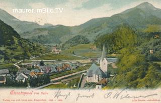 Eisenkappel von Osten - Bad Eisenkappel - alte historische Fotos Ansichten Bilder Aufnahmen Ansichtskarten 