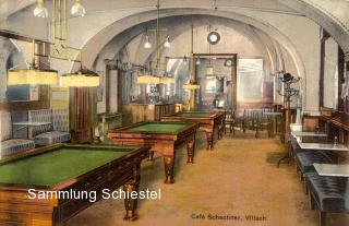 Im Café Schachner - Villach-Innere Stadt - alte historische Fotos Ansichten Bilder Aufnahmen Ansichtskarten 
