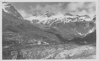 Berlinerhütte gegen Feldkopf, Zillertal - Schwaz - alte historische Fotos Ansichten Bilder Aufnahmen Ansichtskarten 