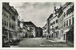 Hauptplatz - Spital a. d. Drau - alte historische Fotos Ansichten Bilder Aufnahmen Ansichtskarten 