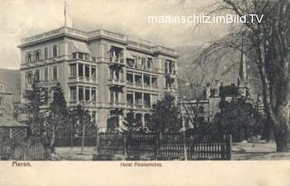 Meran, Hotel Finstermünz - Bozen - alte historische Fotos Ansichten Bilder Aufnahmen Ansichtskarten 