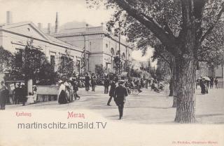 Meran, Kurhaus  - alte historische Fotos Ansichten Bilder Aufnahmen Ansichtskarten 