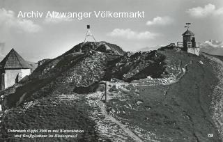 Dobratsch mit Wetterstation - Kärnten - alte historische Fotos Ansichten Bilder Aufnahmen Ansichtskarten 