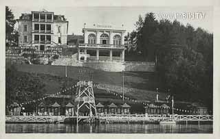 Hotel Excelsior in Velden - Kärnten - alte historische Fotos Ansichten Bilder Aufnahmen Ansichtskarten 