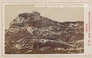 Dobratsch, Deutsche Kirche - CDV - Bad Bleiberg - alte historische Fotos Ansichten Bilder Aufnahmen Ansichtskarten 