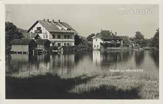 Velden - Pension Sonnhof - Bäckerteich - Villach Land - alte historische Fotos Ansichten Bilder Aufnahmen Ansichtskarten 