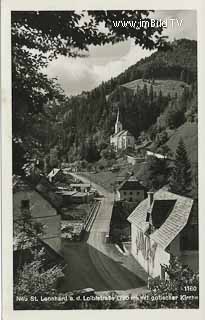 Neu St. Leonhard a. d. Loiblstrasse - Ferlach - alte historische Fotos Ansichten Bilder Aufnahmen Ansichtskarten 