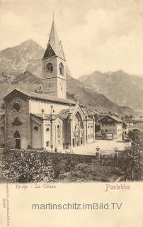 Pontebba, Kirche La Chiesa - Pontebba - alte historische Fotos Ansichten Bilder Aufnahmen Ansichtskarten 