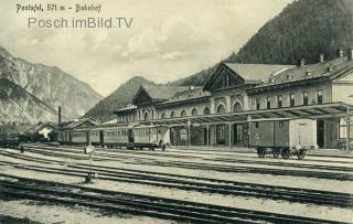 Pontebbana, Bahnhof Pontafel   - Pontebba - alte historische Fotos Ansichten Bilder Aufnahmen Ansichtskarten 
