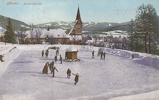Aflenz - Eislaufen - Steiermark - alte historische Fotos Ansichten Bilder Aufnahmen Ansichtskarten 