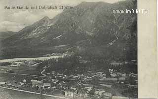 Gailitz mit Dobratsch - Villach Land - alte historische Fotos Ansichten Bilder Aufnahmen Ansichtskarten 