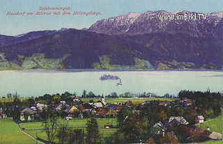 Nussdorf am Attersee - alte historische Fotos Ansichten Bilder Aufnahmen Ansichtskarten 