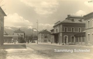 Bahnhofplatz - Villach-Innere Stadt - alte historische Fotos Ansichten Bilder Aufnahmen Ansichtskarten 