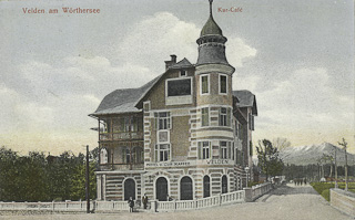 Velden Kurcafe - Velden am Wörther See - alte historische Fotos Ansichten Bilder Aufnahmen Ansichtskarten 