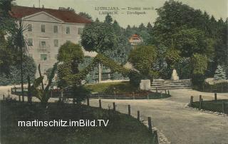 Laibach, Tivolipark - Laibach / Ljubljana - alte historische Fotos Ansichten Bilder Aufnahmen Ansichtskarten 