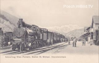 St. Michael, Bahnhof - alte historische Fotos Ansichten Bilder Aufnahmen Ansichtskarten 