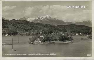 Pörtschach Inselwirt - Pörtschach am Wörther See - alte historische Fotos Ansichten Bilder Aufnahmen Ansichtskarten 