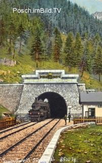 Tauernbahn Südrampe, Tauerntunnel Südportal - Spittal an der Drau - alte historische Fotos Ansichten Bilder Aufnahmen Ansichtskarten 