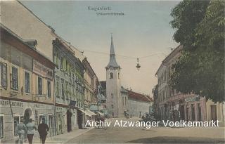 Klagenfurt Völkermarkterstraße - Völkermarkter Straße - alte historische Fotos Ansichten Bilder Aufnahmen Ansichtskarten 