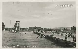 Strandbad Klagenfurt - St. Martin   (12. Bez) - alte historische Fotos Ansichten Bilder Aufnahmen Ansichtskarten 