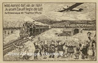 Klagenfurt Flugplatz  - Kärnten - alte historische Fotos Ansichten Bilder Aufnahmen Ansichtskarten 