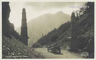 Grenzübergang Loibl-Pass - Klagenfurt Land - alte historische Fotos Ansichten Bilder Aufnahmen Ansichtskarten 